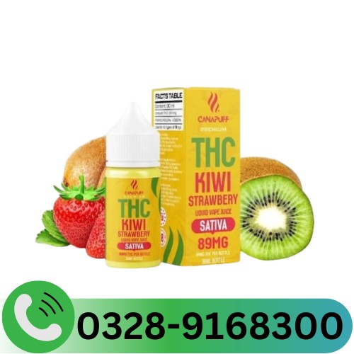 THC Liquid 89mg Kiwi Strawberry 30ml In Pakistan