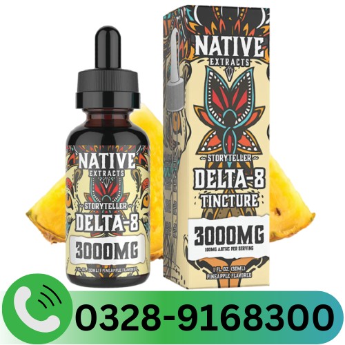 Native Extracts Storyteller Delta 8 Tincture 3000mg in Pakistan