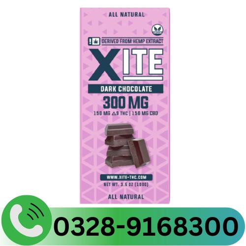 XITE Delta 9 THC Dark Chocolate in Pakistan