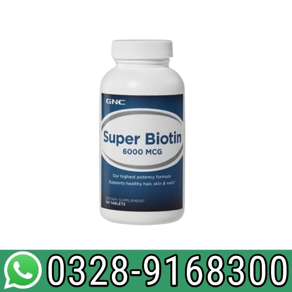 GNC Super Biotin 6000 MCG in Pakistan