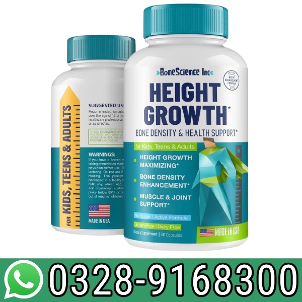 Height Growth Maximizer Capsule In Pakistan
