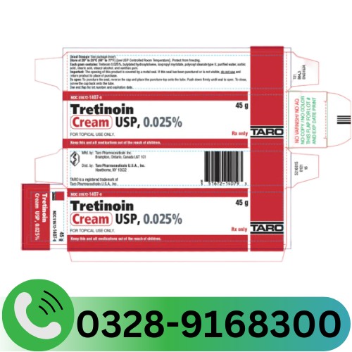 Tretinoin Cream 0.025% Acne in Pakistan