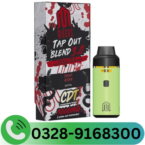 Modus Tap Out Blend Disposables 3g In Pakistan