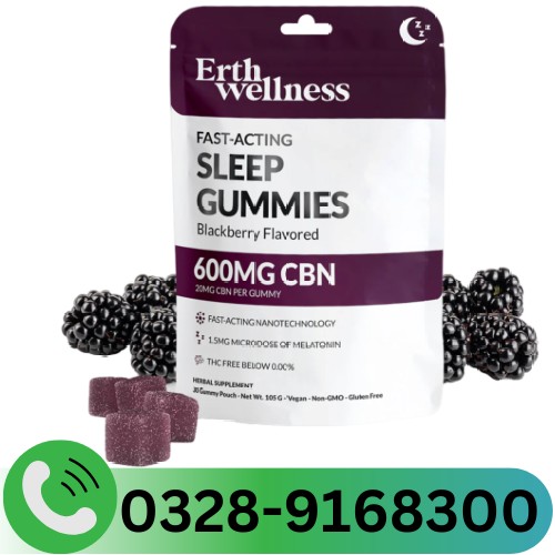SLEEP CBN Gummies THC Free Vegan Sleepy Blackberry in Pakistan