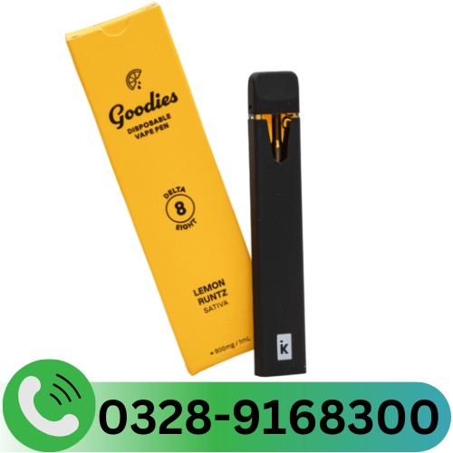Goodies Delta 8 THC Disposable Vape Lemon Runtz in Pakistan