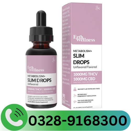 Metabolism Slim Drops 1000mg THC 1000mg CBD Drops in Pakistan