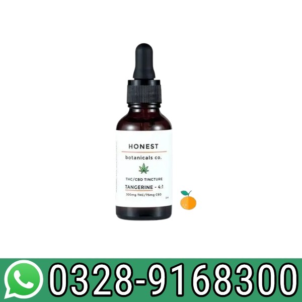 THC CBD Tincture 4 to 1 Tangerine Honest In Pakistan
