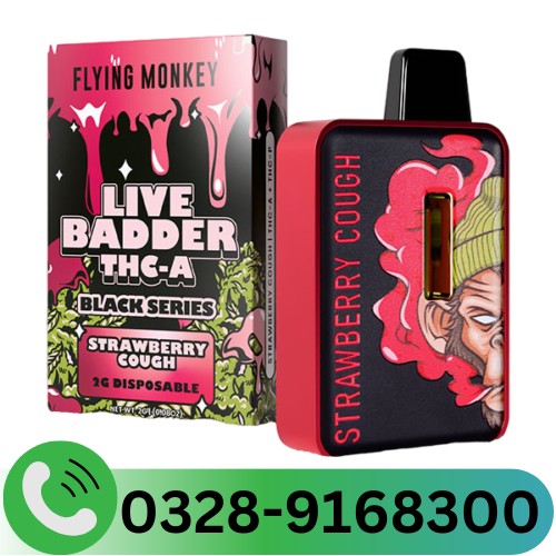 Flying Monkey Live Badder THCA Black Series Disposable in Pakistan