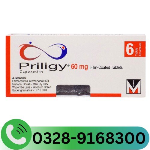 Priligy Dapoxetine 60Mg Tablets in Pakistan