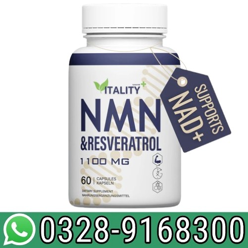 NMN & Resveratrol 60 Capsules 1100mg In Pakistan