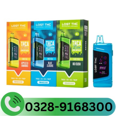 LOST THC V3 THCA Live Concentrate Disposable 7.5G In Pakistan