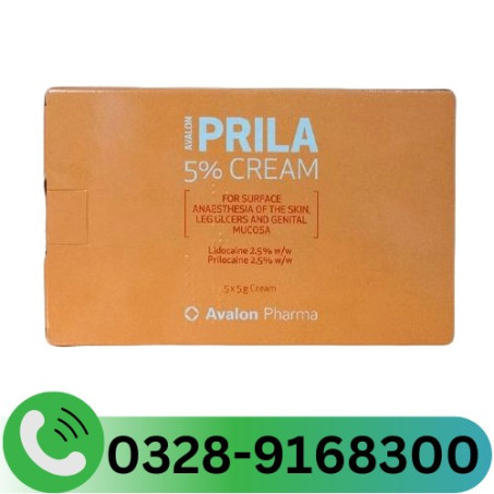 Prila 5% Cream 5pcs 5gm In Pakistan