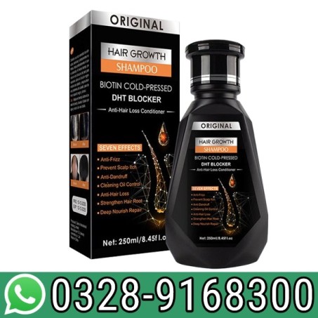 Biotin Cold Pressed DHT Blocker And Hair Growth Shampoo