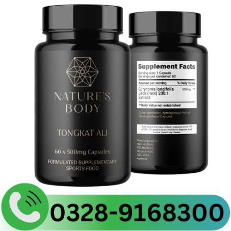 Natures Body Tongkat Ali 500mg Capsule In Pakistan