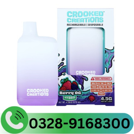 Crooked Creations Live Diamond Bar Disposable in Pakistan